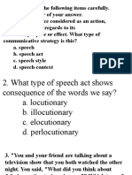 Speech Acts - Activity1