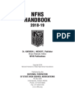 2018-19 Nfhs Handbook