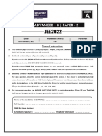 2022 Jee Advanced 8 Paper 2