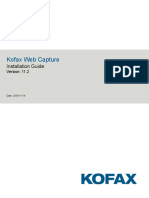 Kofax Web Capture Installation Guide - KofaxWebCaptureInstallGuide - EN