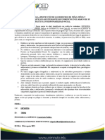 Compromiso para La Protección de Los Derechos de Las Niñas, Niños y Adolescentes