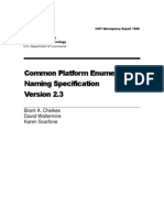 Common Platform Enumeration: Naming Specification Version 2.3