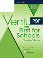 Venture Into First For Schools b2 Teachers Book