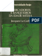 Mercadores e Banqueiros Da Idade Média - LE GOFF, Jacques