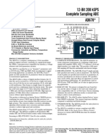 12-Bit 200 KSPS Complete Sampling ADC AD678 : Input Impedance