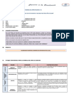 UNIDAD 01 PRIMER GRADO - Lista