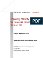 Business Development Capability Maturity Model