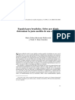 Espanol para Brasilenos - Sobre Donde Determinar La Justa Medida de Una Cercania