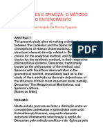 Descartes E Spinoza: O Método E O Entendimento: Di Emanuel Angelo Da Rocha Fragoso