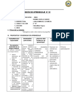 SESIÓN DE APRENDIZAJE N°02 - Com