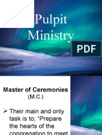 Pulpit Ministry