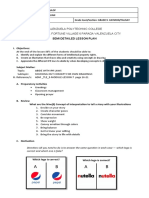 Semi Detailed Lesson Plan I. Objectives