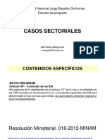 Casos Sectoriales