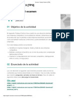 Trabajo Práctico 3 (TP3) Instrucciones Del Examen: Objetivo de La Actividad