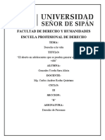 Facultad de Derecho Y Humanidades Escuela Profesional de Derecho