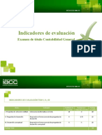 Indicadores de Evaluación: Examen de Título Contabilidad General