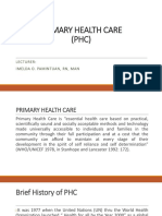 Iii. Primary Health Care (PHC)