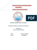 The Role of Performance Appraisal in Human Resources Management: A Case Study of United Bank For Africa