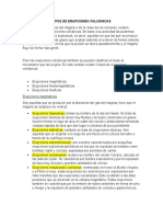 Tipos de Erupciones Volcánicas