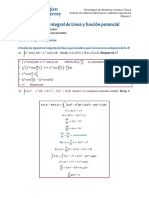 Actividad M3. Integral de L Nea y Funci N Potencial Terminada PDF