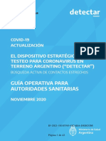 Guía Operativa para Autoridades Sanitarias