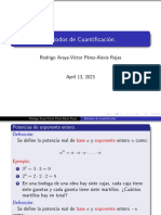 Métodos de Cuantificación.: Rodrigo Araya-Víctor Pérez-Alexis Rojas