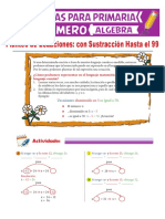 Planteo de Ecuaciones Con Sustracción Hasta El 99 para Primero de Primaria