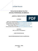 Facultad de Ciencia Politica Escuela Profesional de Derecho: ¿Qué Es La Ciencia Política?