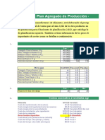 Caso: Plan Agregado de Producción - Nestle: Pronóstico Anual de Ventas 2,022