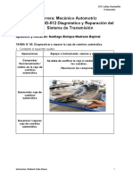 Carrera: Mecánico Automotriz Curso: AMOD-512 Diagnóstico y Reparación Del Sistema de Transmisión