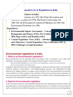 Environmental Laws & Regulations in India