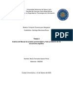 Tarea 2: Análisis Del Manual de Pruebas Pericial Digital y Valor Probatorio de Los Documentos Digitales