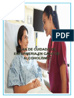 Plan de Cuidado de Enfermeria en Caso de Alcoholismo