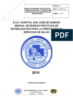 MANUAL DE BUENAS PRÁCTICAS DE ESTERILIZACIÓN Odontolgia