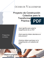 Proyecto de Construcción Colectiva para La Transformación de La Práctica Educativa MEMORIAS