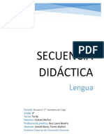 Secuencia Didáctica: Lengua