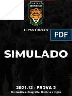 12º Simulado EsPCEx - Dia 2