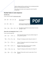 IB Physics - D.4 Stellar Processes AHL