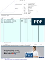 Statement of Account: Closing Balance Includes Funds Earmarked For Hold and Uncleared Funds