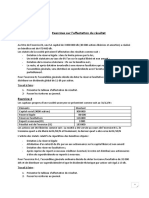 SERIE 1 Exercices Sur L'affectation Du Résultat Exercice 1