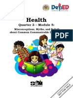 Health8 - q3 - Mod5 - Misconceptions, Myths, and Beliefs About Common Communicable Diseases