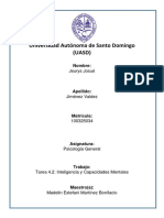 Tarea 4.2 - Inteligencia y Capacidades Mentales