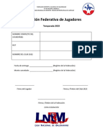 Inscripción Federativa de Jugadores 2023 VF