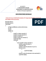 DS LAB - Manual