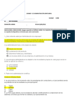 Examen 1 Administración de Empresas 2