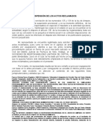 Suspension de Actos Reclamados