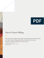 Overview of Inter-Project Billing