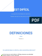 Test Difícil