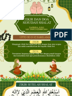 Zikir Dan Doa Sesudah Shalat: Dafrida, S.Pd.I NIP. 196911162008012003