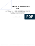 Desenvolvimento de Software para WEB: Capitulo 4 - Podemos Deixar Nossas Paginas Mais Seguras?